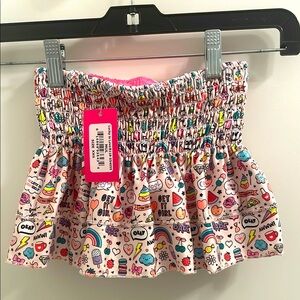 Girl’s LUCKY IN LOVE tennis/pickleball skort with fun print
